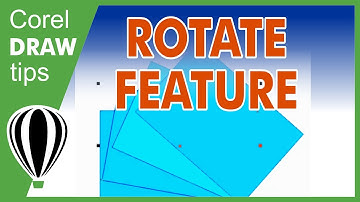 Using rotate feature to create a nice graphic using CorelDraw