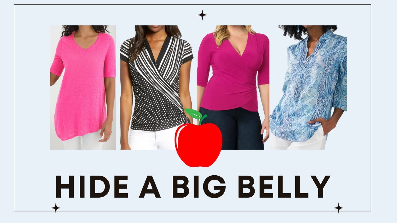 Spring 2022 Most Flattering on-trend TOPS for APPLE BODY Shape! OVER 50  Fashion 