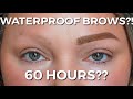 WATERPROOF EYEBROW TUTORIAL FOR SPARSE OR NO BROWS feat URBAN DECAY BROW INK | GLAMBYANGELIC