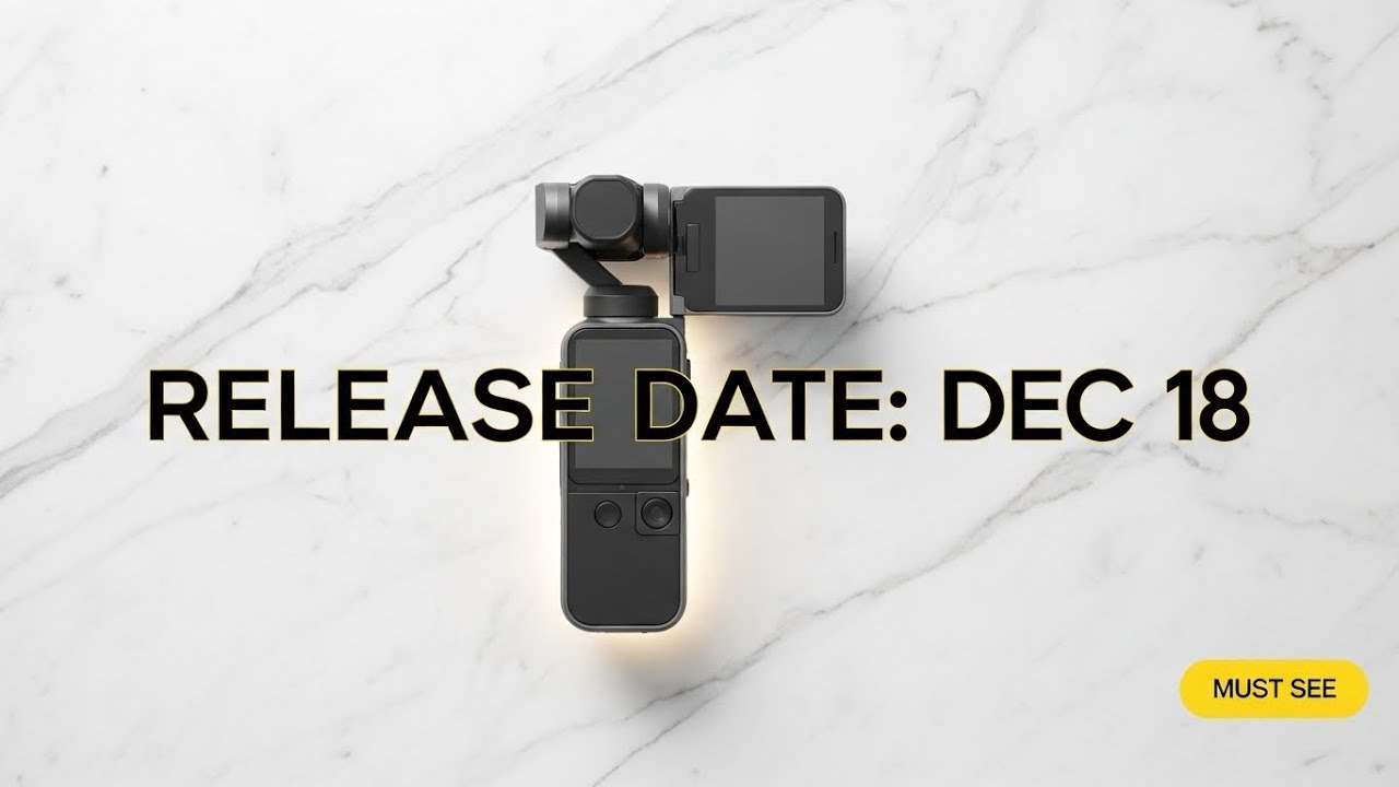 Слухи о DJI Osmo Pocket 4 — запуск в декабре, масштабное обновление дизайна!