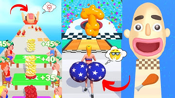 Sandwich Runner | & All 20 Video Games | Walkthrough | All Level Gameplay Android,iOS | Video Games,