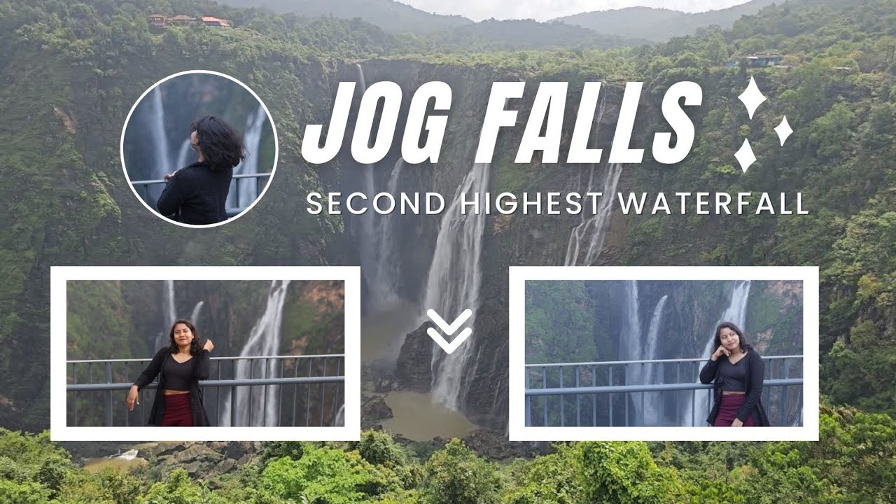 Bangalore to Jog Falls by Train | Second Highest Waterfall | Monsoon Travel Vlog 🌧️🌿