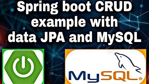 spring boot data jpa crud application | crud application spring boot with data jpa and mysql