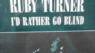 Video thumbnail of "Ruby Turner  - I`d rather go blind. 1986  (LP Version)"