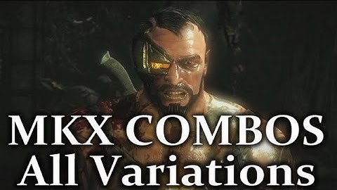 Mortal Kombat X: Kano - Combo Video! Cutthroat, Commando, Cybernetic - Variations! MKX Combos