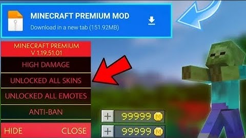 Minecraft 1.19.51 mod menu