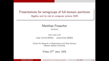 (15min) Presentations for semigroups of full-domain partitions