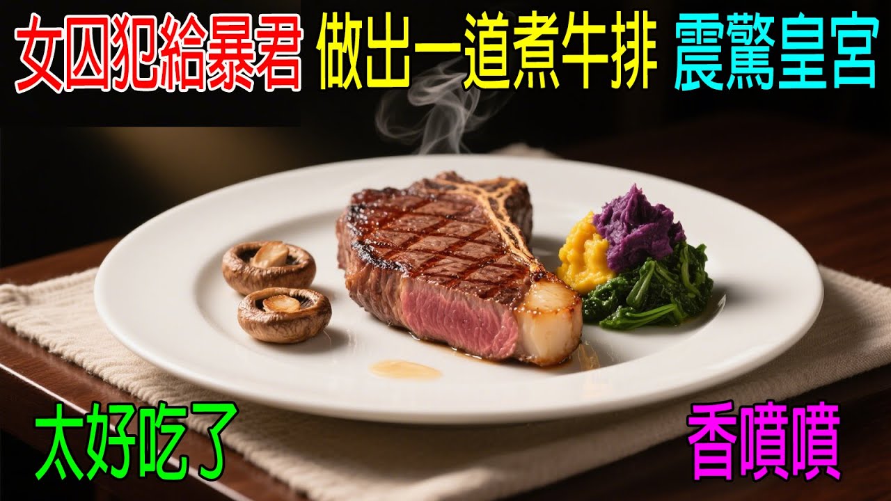 女囚犯給暴君，做出一道煮牛排，震驚皇宮！太好吃了，香噴噴