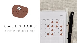 Planner Refresh Series | 04 Calendars + Evolution of my weekly inserts