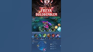 Freya Best Build And Emblem🔥#shorts #mobilelegends #mlbb #freya #freyamlbb #freyabestbuild #freyaml