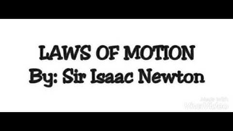 Law Of Motion