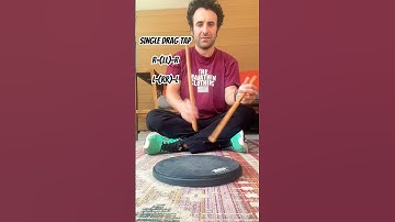 Drum Rudiments: #32 Single Drag Tap. #drums #drumspiration #lifemusic #drummer #rudiments #shorts
