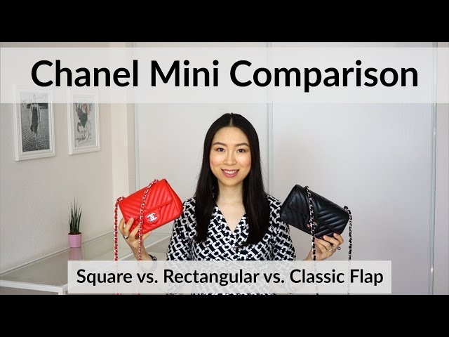 HANDBAG REVIEW, Chanel Classic Square Mini vs. Chanel Reissue Mini