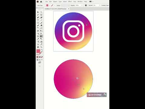   Instagram Logo Tracing Tricks Adobe Illustrator CC Freeform Gradient