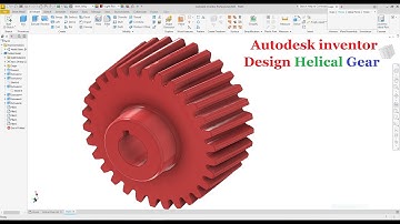 Autodesk inventor Design a Helical Gear Exercise 142
