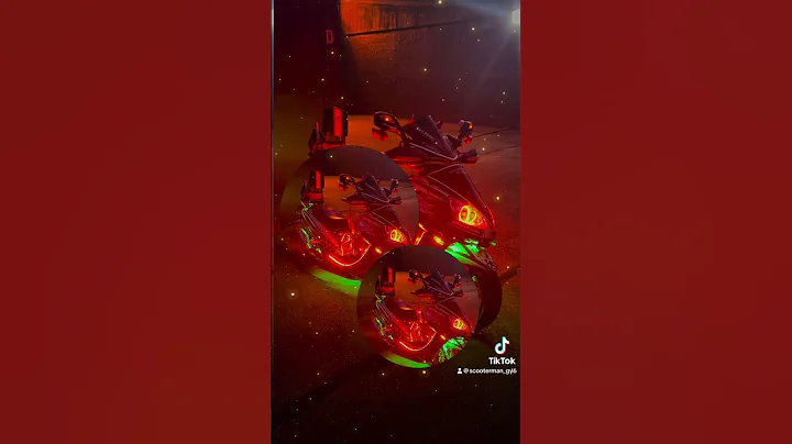 Scooter GY6 LED lights