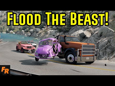 Flood The Beast! - BeamNG Drive Multiplayer