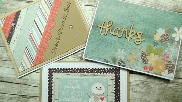 3 CARDS | 1 6x6 PAPER PAD | Winter Wonderland by Simple Stories