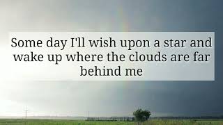 Judy Garland - Somewhere Over the Rainbow (Lyrics Video)