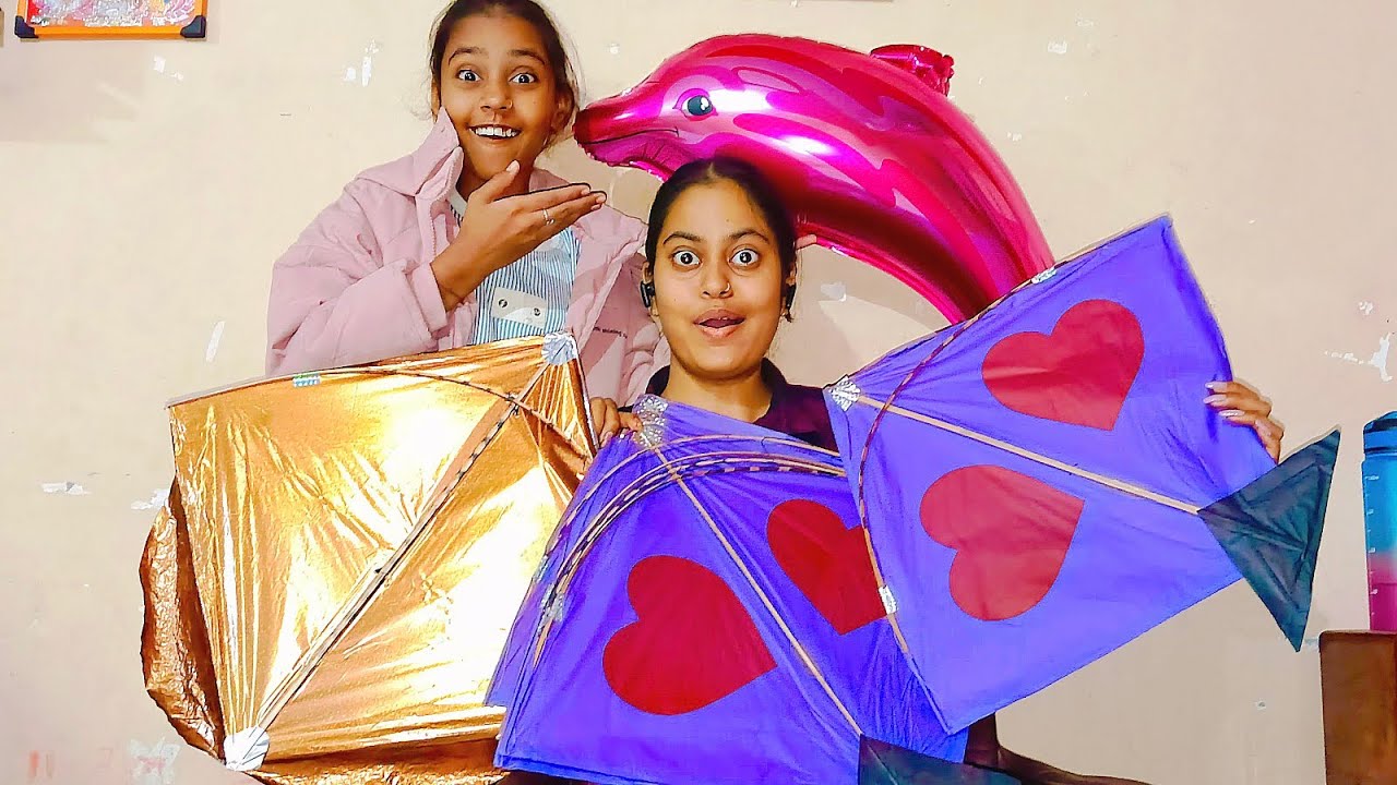 Itni Sari Patang 🤩 Different & Unique Kites, balloon 😃🪁