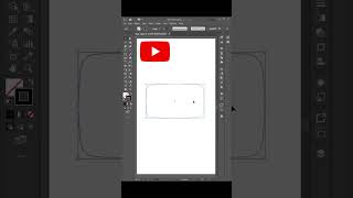Easy Way To Create YouTube Logo Design In Illustrator😊 Easy Way To Create YouTube Logo Design In Illustrator😊
