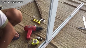 Techniques Build And Assemble Door Easy - How To Make a Door Aluminum Correctly