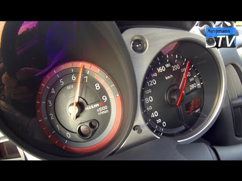 2014 Nissan 370Z NISMO (344hp) - 0-251 km/h acceleration (1080p)