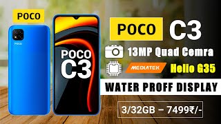 POCO C3 Full Review - Best Smartphone Under 8000 - POCO C3 Unboxing and First Look