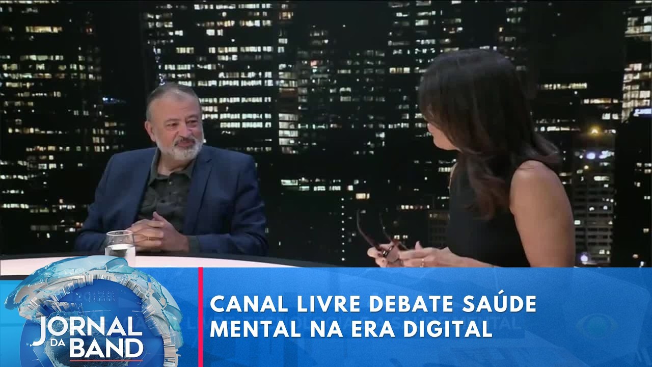 Canal Livre deste domingo debate saúde mental na era digital | Jornal da Band