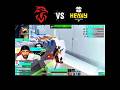 RHK VS HEAVY 4vs4 RHK খেলা দেখে NONSTOP GAMING এর রিয়েকশন#rhk #redhawks #blade