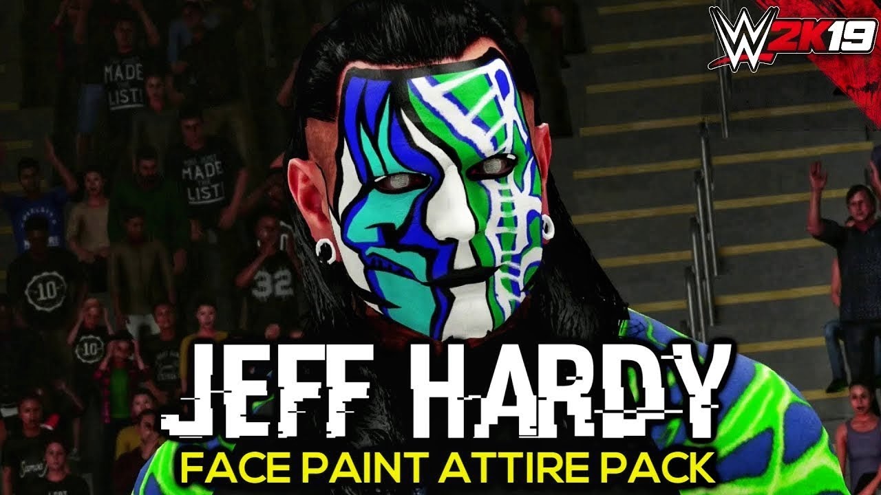 wwe jeff hardy face paint