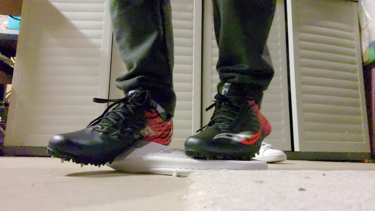 Trashing Adidas Stan Smith with Saucony track spikes