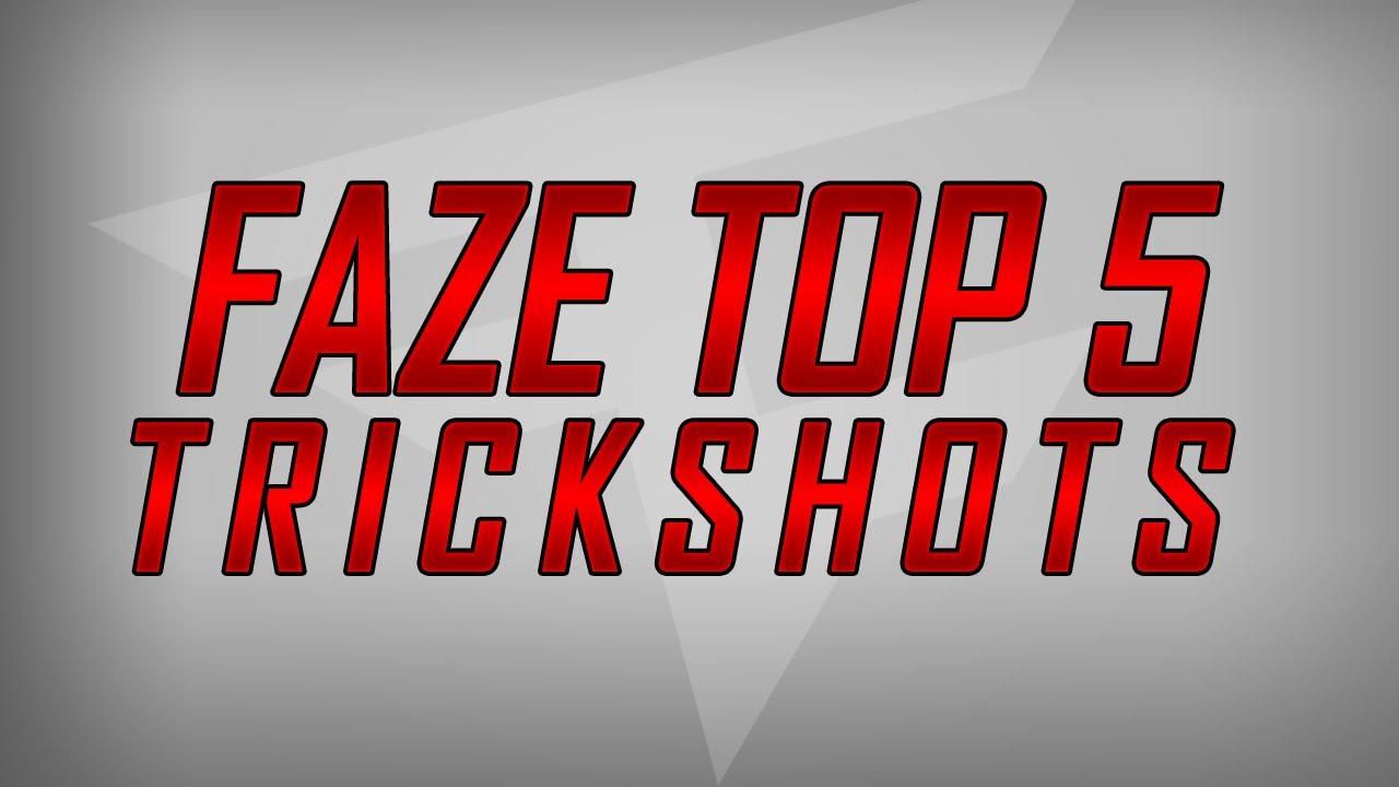 faze jev real name FaZe Top 5 - Trickshots Episode 9 w/ FaZe Temperrr