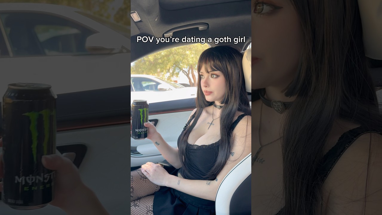 POV you’re dating a goth girl 😳