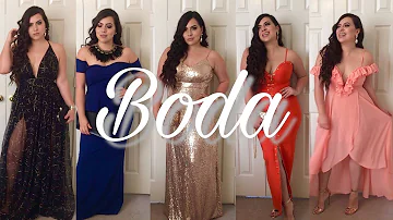 ¿Qué vestido no es apropiado para una boda?