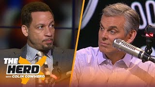 Chris Broussard: KD \& Kyrie ‘could win’ a title with Nets, talks Kawhi \& Lakers | NBA | THE HERD