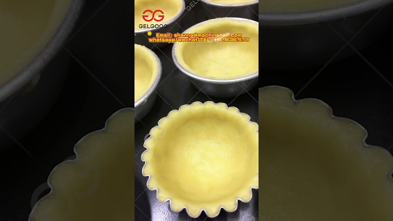 How to Make Egg Tarts | Egg Tart Machine | Egg Tart Shell Making Machine