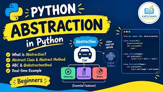 Python Abstraction Explained in Telugu | Abstract Class & @abstractmethod | Beginners
