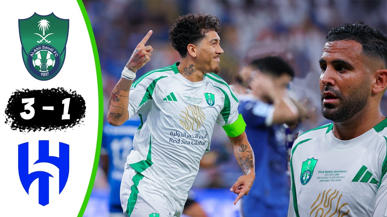 قمة هاربة من أوروبا | ملخص المباراة النارية بين الأهلي والهلال في نصف نهائي أبطال اسيا 3-1