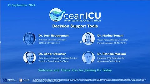 OceanICU - Decision Support Tools Webinar