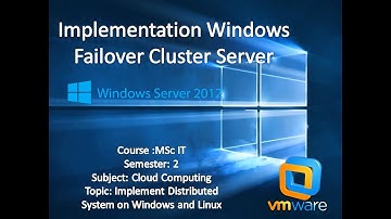 How To Implement FailOver and Create A Cluster In Windows Server 2012 [Latest]