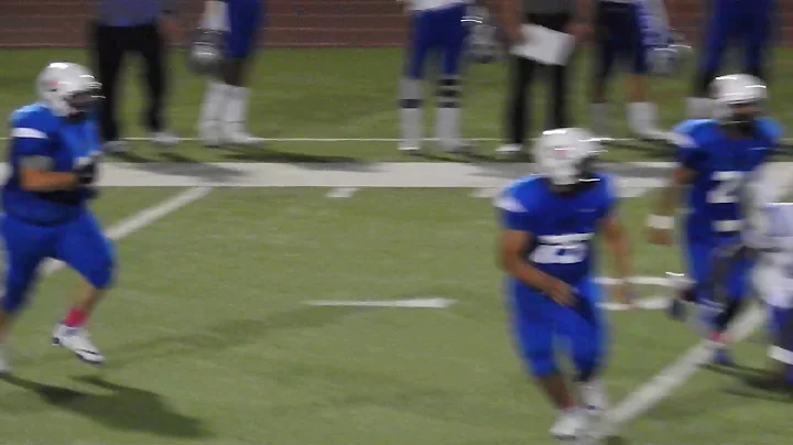 Ian Ivey break through Estacado HS