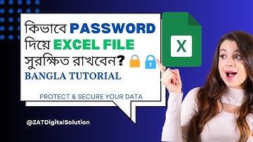 How to Protect Excel File with Password | Lock & Secure Excel Workbook | Bangla Tutorial 2025