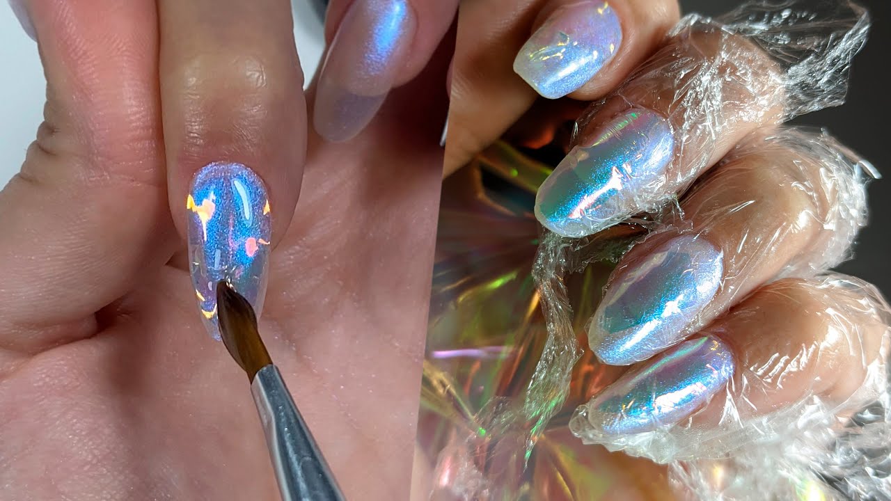 VIRAL!!!! Aurora nails🥰, tecnica de uñas Coreanas🥰
