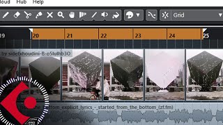 Cubase: Use of reversed cycle markers to test locators position for cutting time (Ripple Edit kinda)
