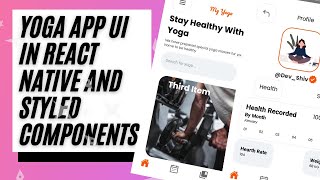 🔴 Building a yoga  application in React Native | React Native beginner Tutorial