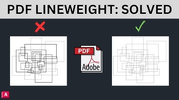 FIX Lineweight Thickness in PDF - AutoCAD