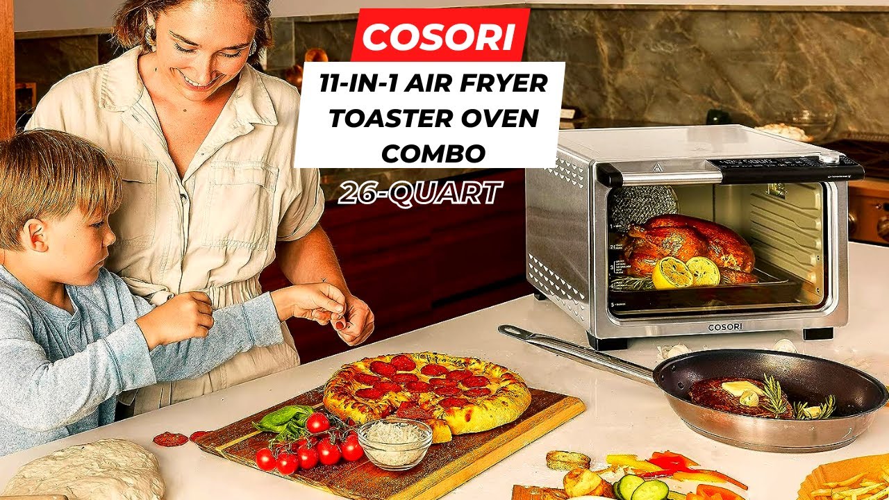 Cosori 11-In-1 26-Quart Ceramic Air Fryer Toaster Oven Combo