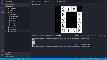 AI Python - Crossword (Constraint Satisfaction Problem)