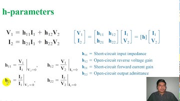 Problem solving on hybrid (h) parameters and inverse hybrid (g) parameters